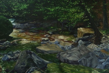Below Kaaterskill Falls
oil on canvas
24” x 36”